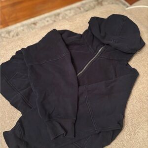 Lululemon Navy Blue ScubaHoodie with Zipper
